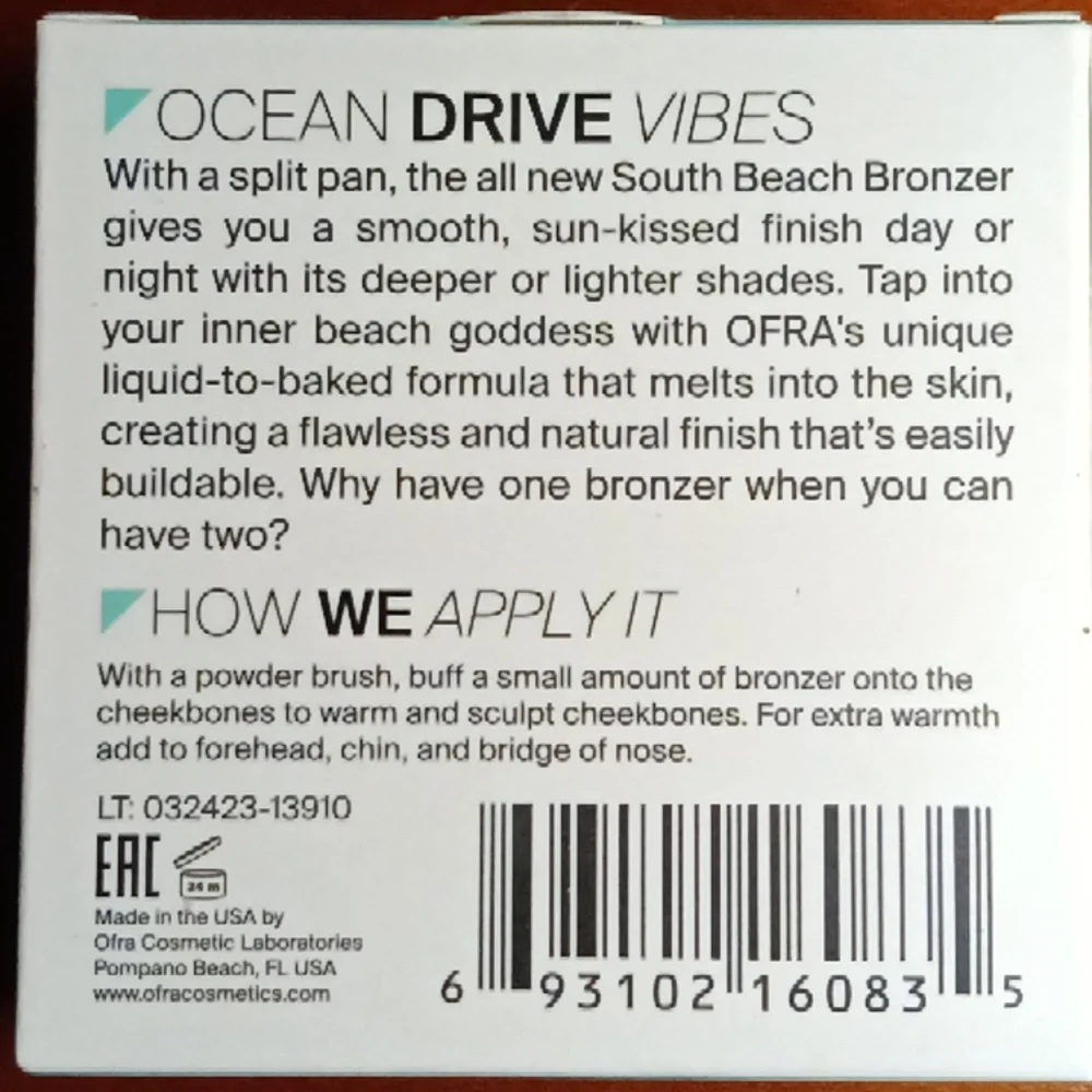 OFRA Bronzer Palette - Brown Shades